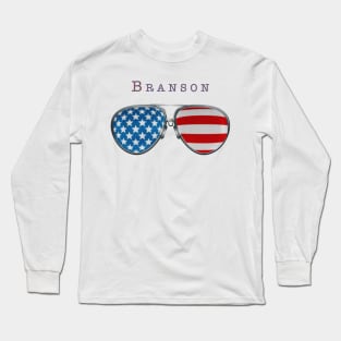 USA GLASSES SIR RICHARD BRANSON Long Sleeve T-Shirt